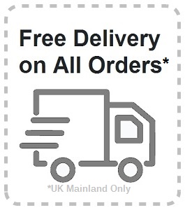 Free delivery on all orders: UK mainland only
